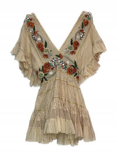 VESTIDO CORTO DOBLE PICO...
