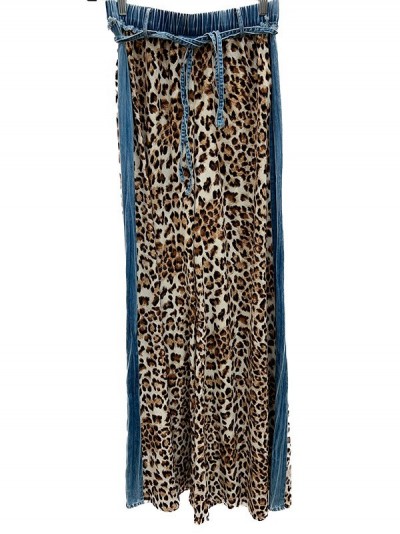 PANTALON PALAZZO ANIMAL PRINT