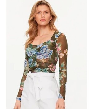 TOP GASA ML FLORAL