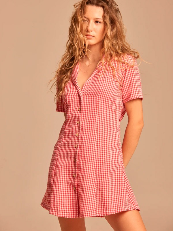 VESTIDO CORTO VICHY
