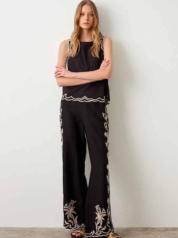PANTALON CONJUNTO RIBETE