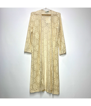 KIMONO LARGO ENCAJE COTTON